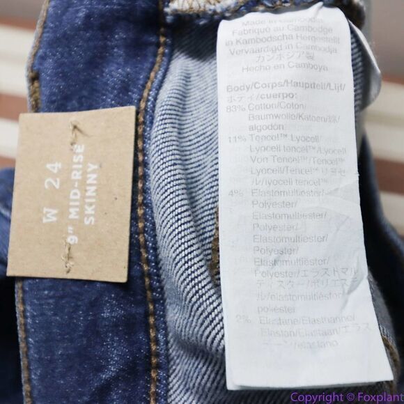 NEW Madewell 9" Mid-Rise‎ Skinny Jeans in Orland Wash: TENCEL™ Denim 24 - Picture 14 of 16